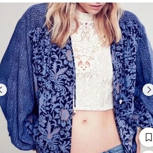 EUC Free People open front lightweight cardigan size XS